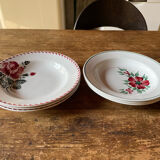 Mismatched plates l'Amandinoise