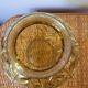Yellow art deco ball vase
