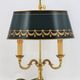 Hot water bottle lamp in solid bronze gilded louis XVI style "Lucien Gau"