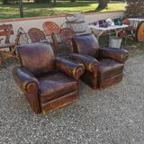 Pair of club chairs