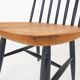 Set of four spindle back chairs, The Netherlands 1960's