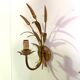Vintage gold metal wall lamp