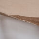 Turkish flat-weave hemp rug off-white with stripes 160 x 332 cm