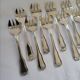 12 Silver-plated Oyster Forks from Ravinet d'Enfert
