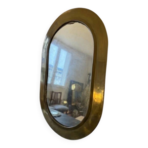 Miroir en laiton doré