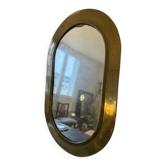 Antique gilded brass mirror (Egyptian craftsmanship)