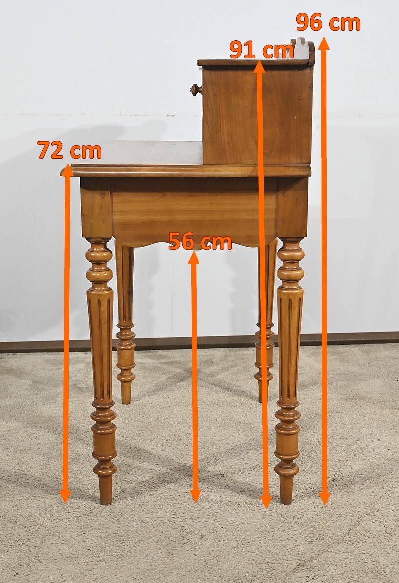 Small Tiered Desk in Blond Cherry, Louis Philippe style – Late 19th century