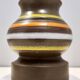 Brown Enameled Earthenware Vase by Bitossi