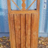 Glass-fronted entrance cabinet in Burmese teak