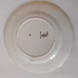 Sanejouand & Graves Clairefontaine plate, polychrome Tavia decoration