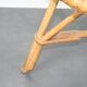 Vintage rattan basket chair