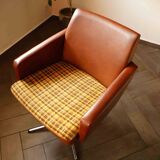 Set of 2 DDR Vintage Swivel Armchairs (1970s)