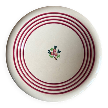 Round hollow ironstone dish from Gien