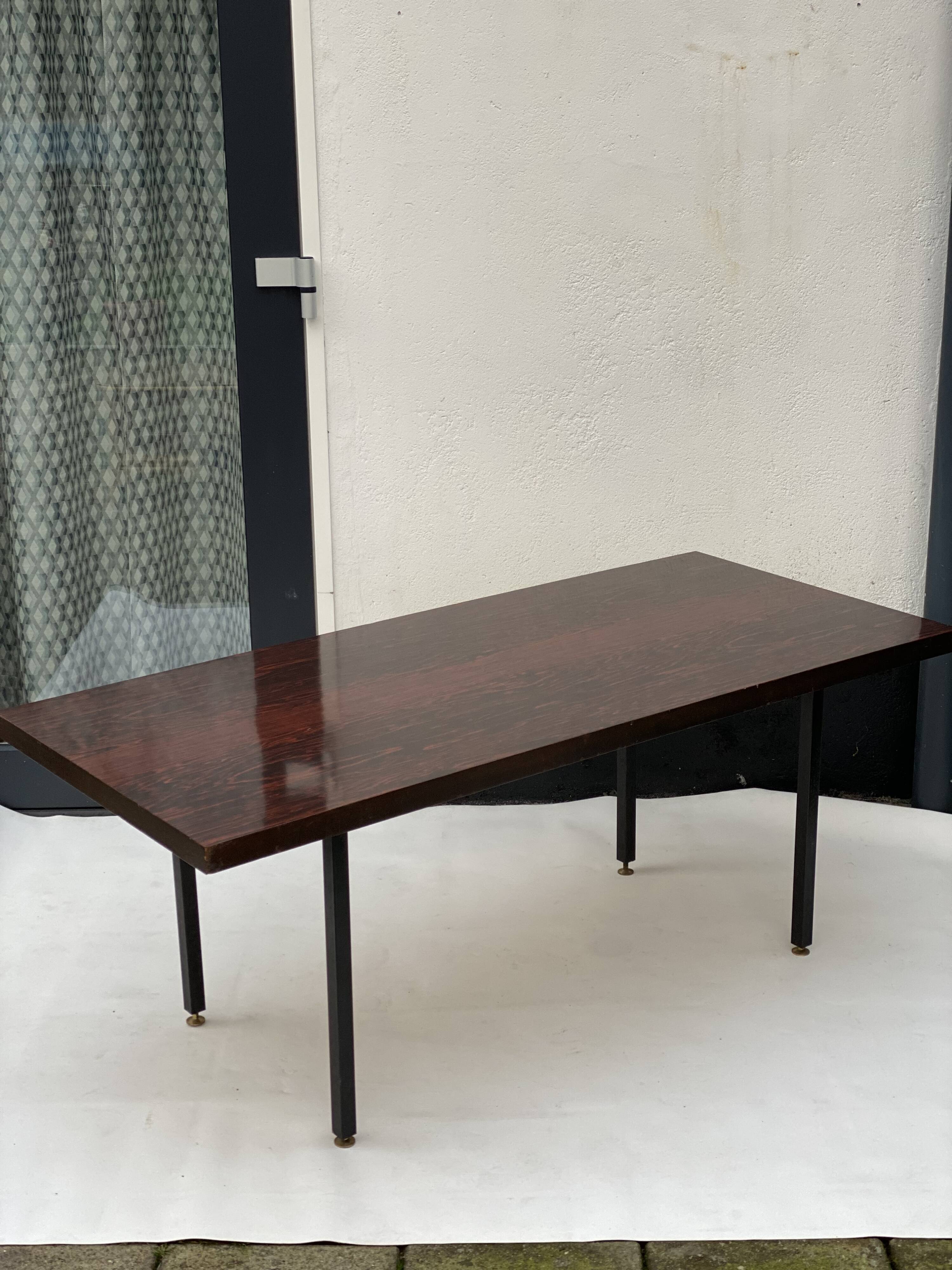 Large Rosewood Veneer Coffee Table