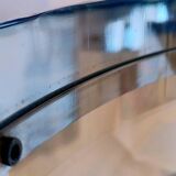 Vintage chrome and glass serving trolley from the 1970s