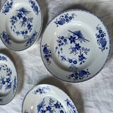 Boch Frères Grand Bouquet plates