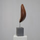 Organic abstract sculpture by Ineke van Zuuren, Netherlands, 1980s