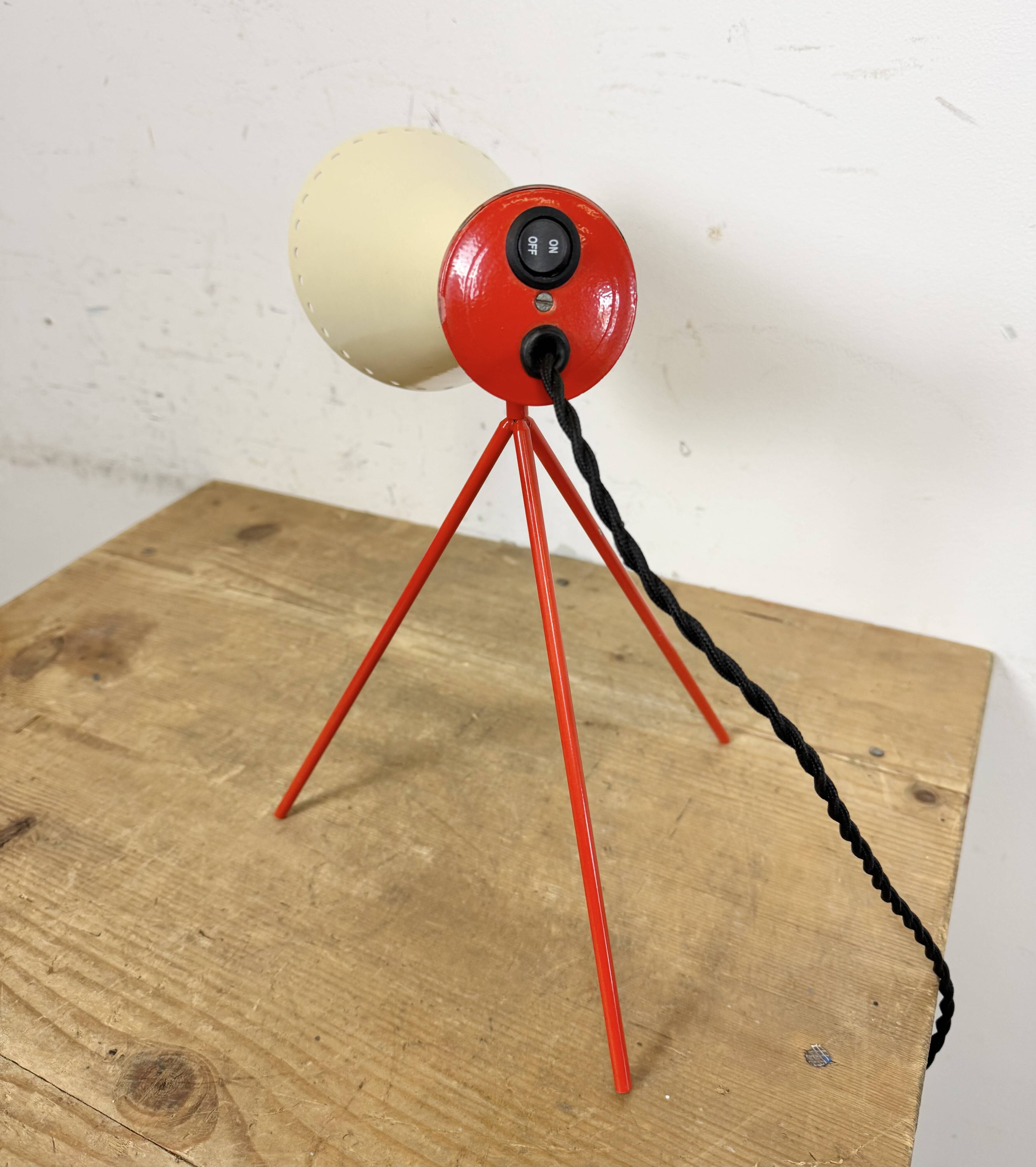 Vintage Midcentury Table Lamp by Josef Hůrka for Napako, 1950s