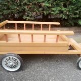 Chariot bois traditionnel