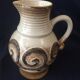 Ceramic jug or pitcher from the strehla fat lava workshops