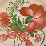 Oriental earthenware plate
