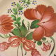 Oriental earthenware plate