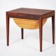 Sewing Table in Rosewood by Severin Hansen for Haslev Furniture Carpentry, 1950s
