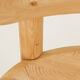 Set of 6 dining chairs in pine