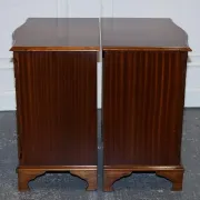 Large Wooden Bedside Tables, Set of 2