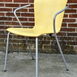 vintage fritz hansen vico magistretti duo bentwood stacking armchairs set of four