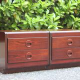 Pair of Scandinavian bedside tables