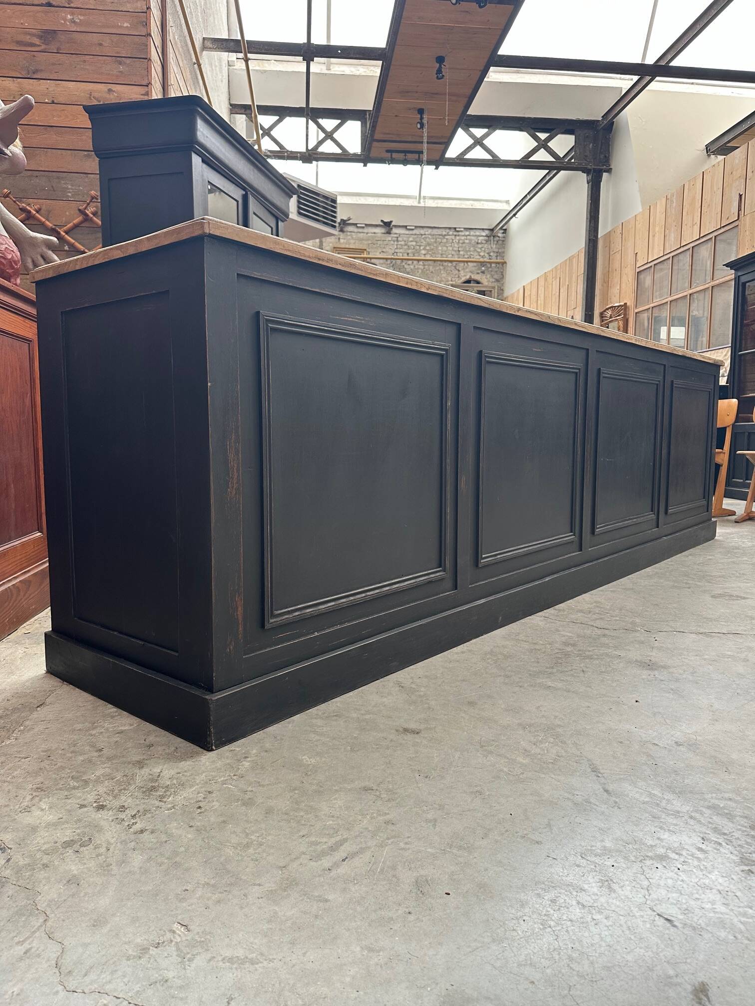 Large Mid-20th Century Store Counter