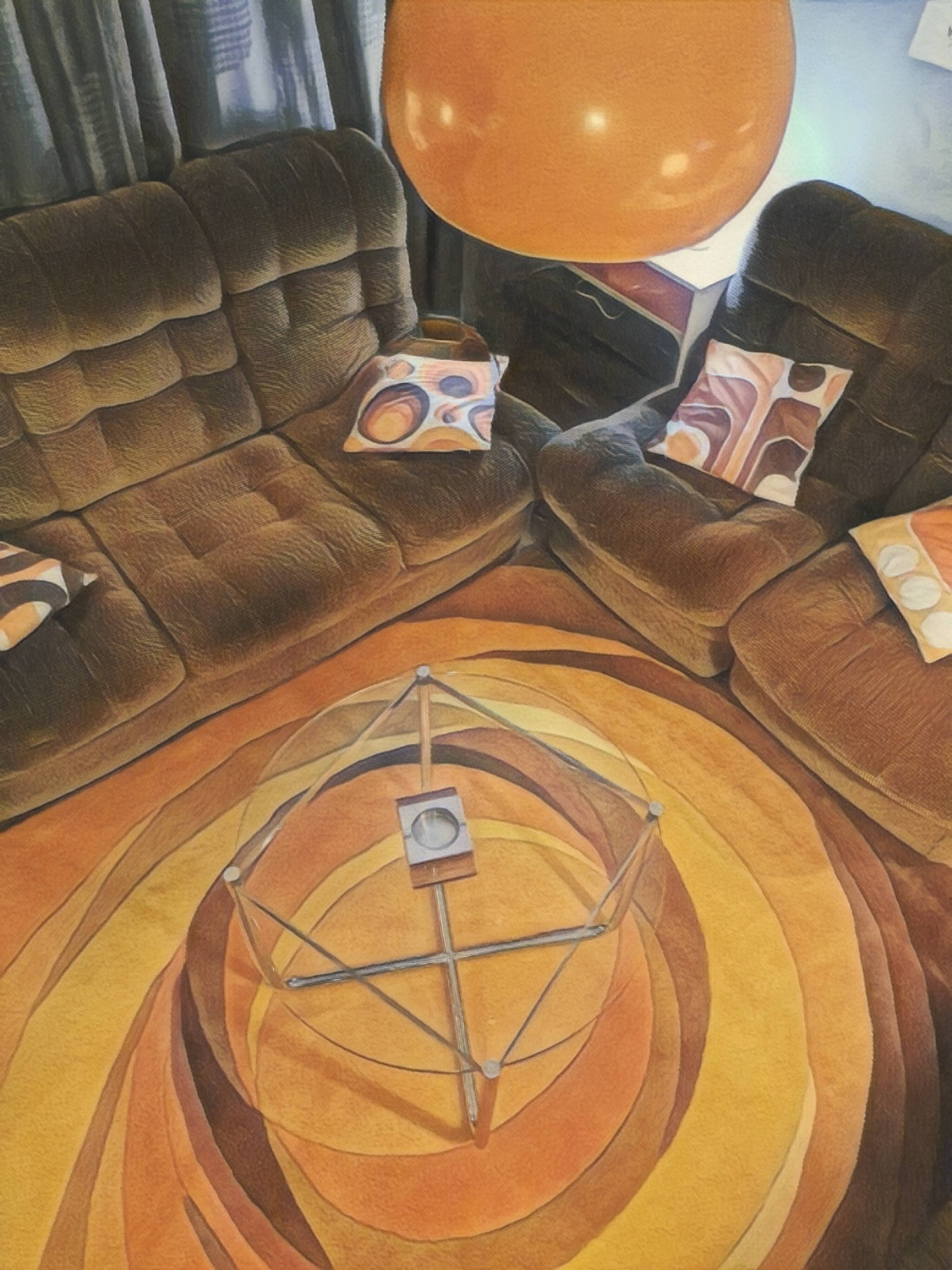 Van Der Rohe Italy Bauhaus' MR coffee table, occasional glass/chromed steel