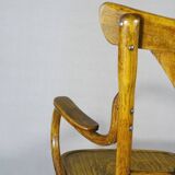 KOHN armchair N°196, circa 1905, bistro wood seat