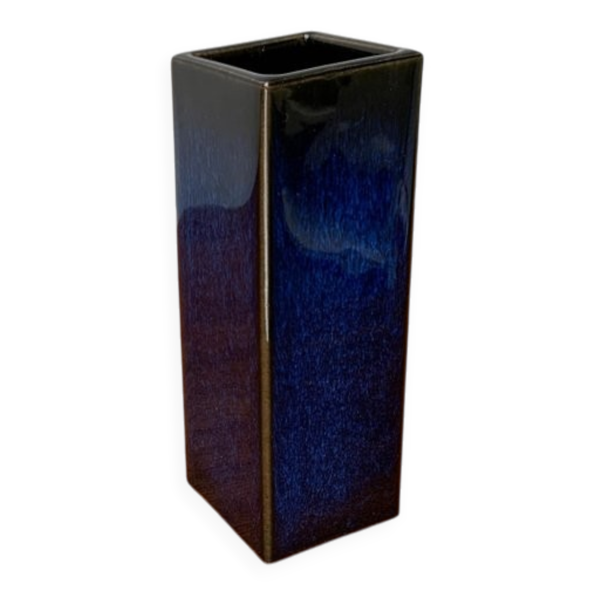 Vintage 1970s minimalist Japanese studio pottery vase from Tokoname.