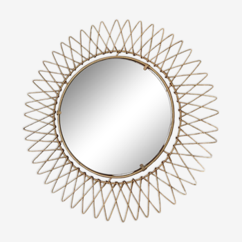 Miroir soleil 50's métal articulé