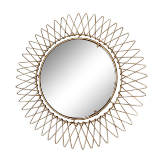50's articulated metal sun mirror