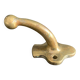 Antique gold-plated brass wall hook