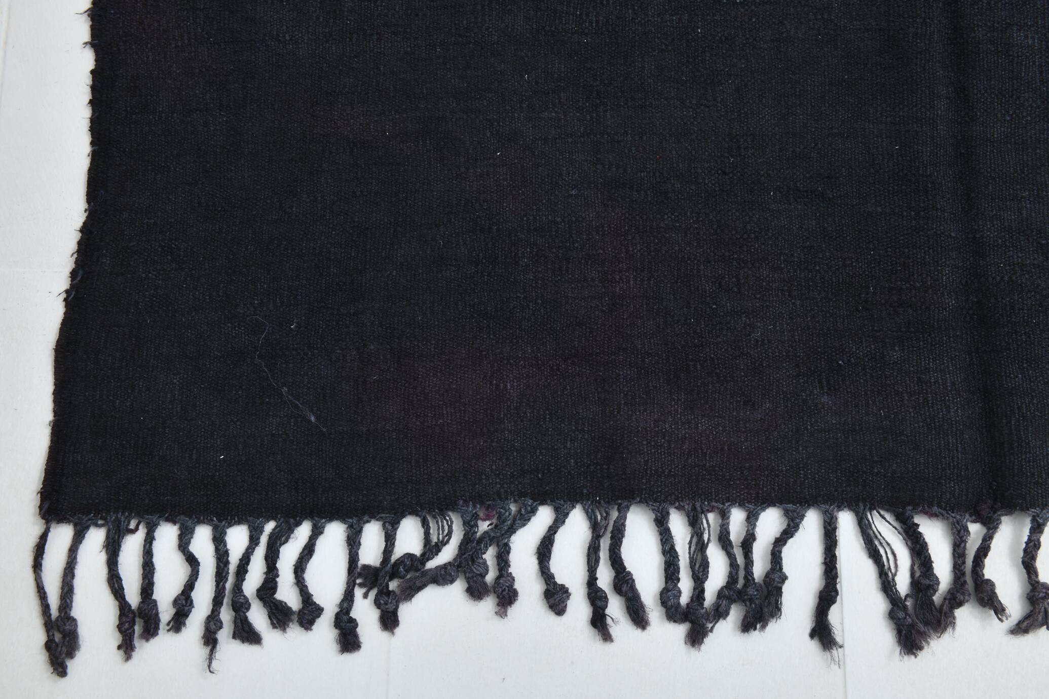 Vintage Dark Blue Turkish kilim Rug, 171x264Cm