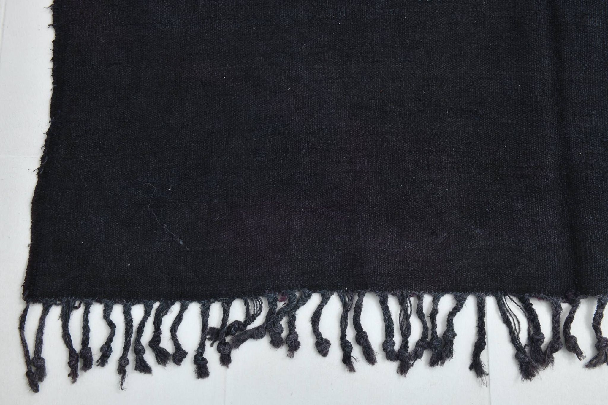 Vintage Dark Blue Turkish kilim Rug, 171x264Cm
