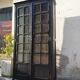 Parisian antique black patinated showcase