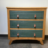 Chest of drawers in chene