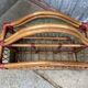 Door vintage rattan magazines