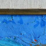 Gabriel Godard (1933-2023) abstract oil on canvas signed and dated 1958