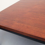 1960s coffee table in teak and metal