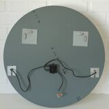 Miroir de courtoisie éclairé, miroir mural de salle de bain vintage d'Allemagne des années 1980