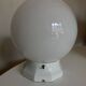 XL bathroom ceiling light from Palace, porcelain and opaline, 1950s