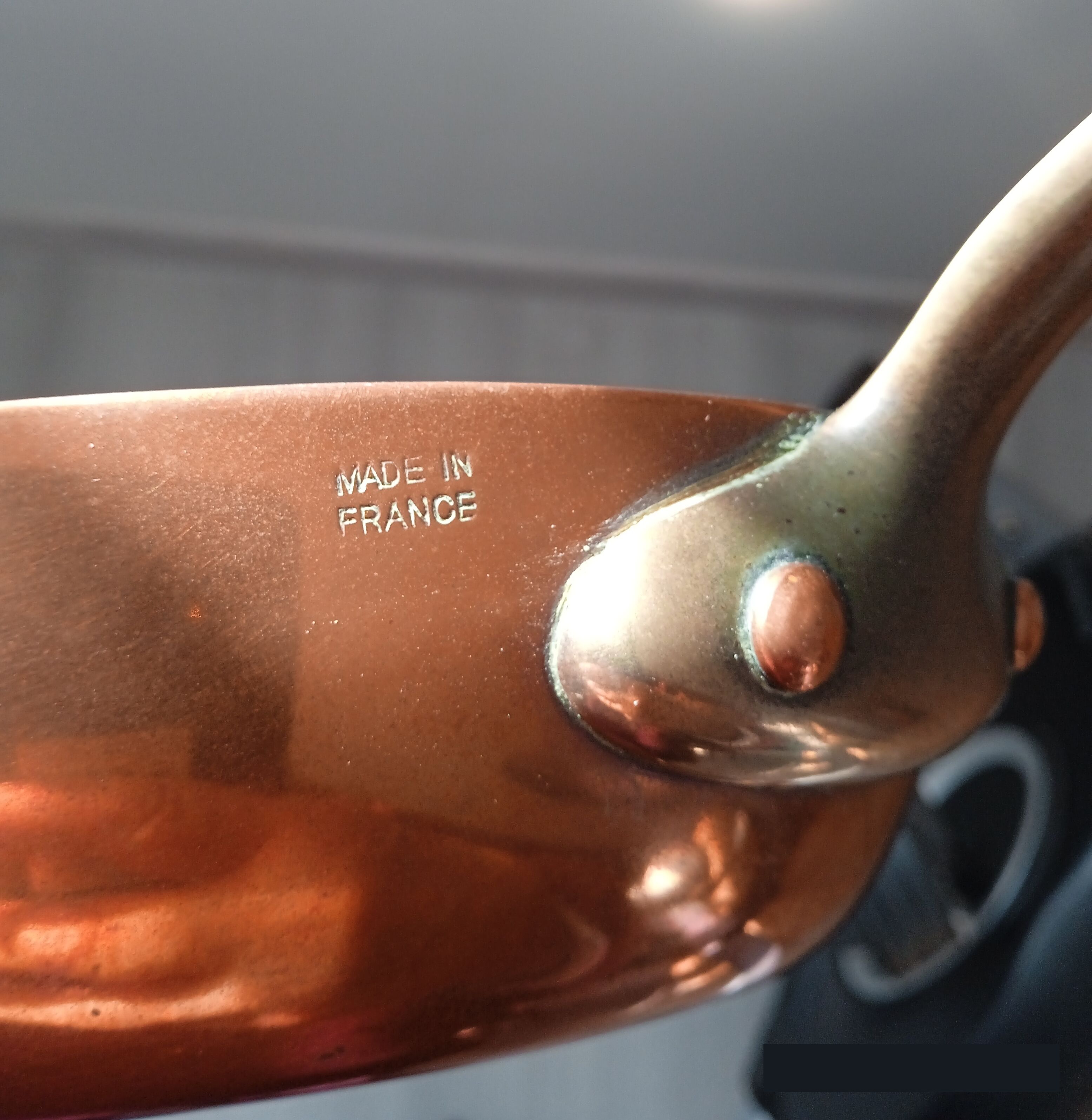 Copper fish pan