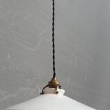 Art Deco opaline pendant lamp