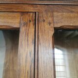 Display cabinet, oak bookcase from the 20s